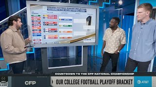 PREDICTING how the current CFP projection will play out 🔮  The CFB Show [upl. by Rahas]