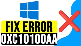 How to FIX ERROR 0xc10100aa  Cant Play Video After Updating Windows 2024 [upl. by Stefano252]