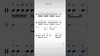 Learn this rhythm by clapping 👏 rhythmplayalong rhythmclapping rhythm musiclessons [upl. by Navada]