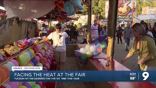 100 degree weather on the Pima County Fairs last day [upl. by Myrah843]