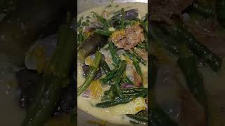 Ginataang kalabasa at sitaw food tipidulam cooking easyulam easyrecipe [upl. by Aicatsue882]