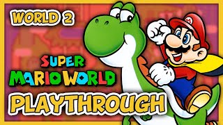 I Play Super Mario World  World 2  Donut Plains 【No Commentary】 [upl. by Idnir]