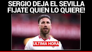 SERGIO RAMOS deja el Sevilla con EFECTO INMEDIATO [upl. by Lardner]