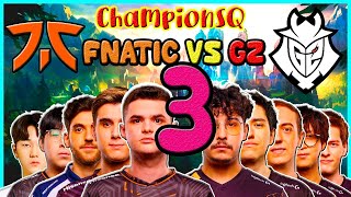 G2 VS FNATIC con Nisqy en CHAMPIONSQ Mapa 3 [upl. by Akinat]