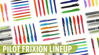 Pilot FriXion Lineup amp Technology [upl. by Angelia263]