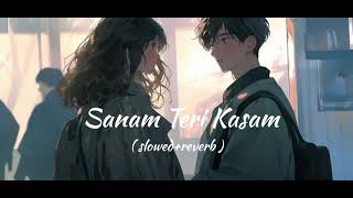 Sanam Teri Kasam  slowed reverb  Ankit tiwaris palak muchhal  lofi [upl. by Eetnod202]