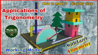 Mathematics working model  Applications of Trigonometry  Clinometer working model  Maths Models [upl. by Aimaj955]