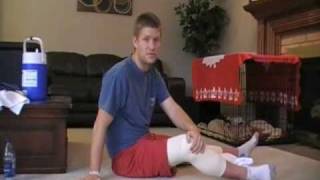 ACL Surgery Recovery Exercise  Range of Motion Leg Extension [upl. by Damon]