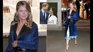 Cressida Bonas parties amid Prince Harry engagement news [upl. by Anitteb243]