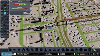 Cities Skylines on PS5 Gameplay grid city [upl. by Aynodal]