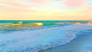 Beautiful Beach Waves for Relaxation – Meditation and Sleep – Nature Sound of the Italian Sea – 4K [upl. by Yemrej568]