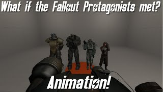 What if the Fallout Protagonists met  Fallout animation [upl. by Nosredna]