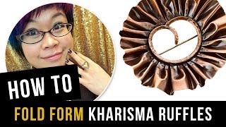 How to Fold Form Copper Ruffles  Kharisma Ruffles [upl. by Harden746]