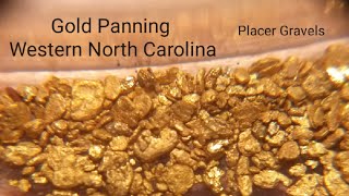 Gold Panning Pisgah Western North Carolina National Forest [upl. by Ordnaxela]