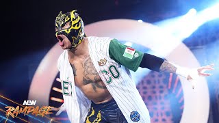 The Lucha Bros’ Rey Fenix faces Outrunners’ Turbo Floyd  62124 AEW Rampage [upl. by Selie]