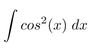 Integral of cos2x trigonometric identity [upl. by Snowman]