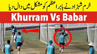 Khurram Shehzad impressive bowling against Babar Azam  Sub Sports  Shahrooz Ahmad  ​⁠ [upl. by Oile]