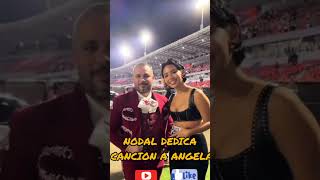 CRISTIAN NODAL DEDICA CANCION A SU ESPOSA ANGELA AGUILAR angelaaguilar pepeaguilar cristiannodal [upl. by Analle429]