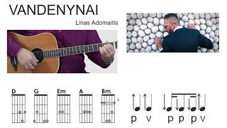 Gitaros pamokos  Linas Adomaitis  Vandenynai Mokomės groti gitara [upl. by Perpetua850]