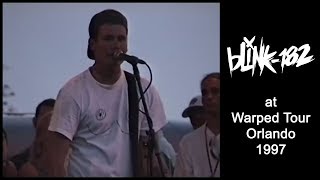 blink182  Live at Warped Tour Orlando 1997 [upl. by Leinod]