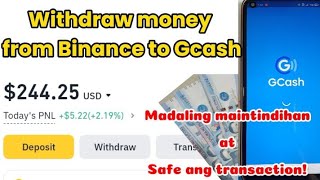 How to withdraw money from Binance to gcash [upl. by Nuawed]