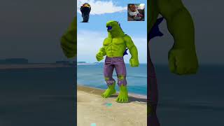 GOD ZILLA VS HULKZILLA  GTA 5 shorts gta5 [upl. by Aikimat]