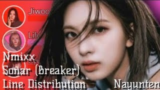 Nmixx  Soñar Breaker Line Distribution [upl. by Las]