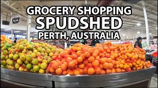 Shopping at the Cheapest Supermarket in Perth SpudShed Perth Australia Fresh Produce Items [upl. by Marigolda]