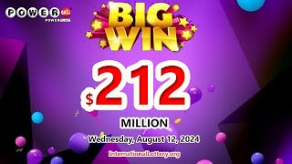 212 million Powerball jackpot found out the owner on Aug 12 2024 [upl. by Tarsus]