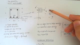 BETONARME 1  TEK DONATILI KESİTLER KONU ÖZETİ  SORU ÇÖZÜMÜ [upl. by Acinoj]