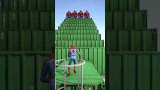 GTA 5 Epic Ragdolls  SpiderMan JumpsFails ep1886 shorts [upl. by Madonna159]