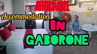 AFFORDABLE ACCOMMODATION IN GABORONE BOTSWANA 🇧🇼  MOTSWANA YOUTUBER [upl. by Kenney]