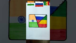 Jai Hind ❤️ Jai Bharat 🇮🇳 independenceday flagpainting republicday 15august 26january [upl. by Nylhtiak]