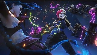 Jinx Vs Vi Full Fight Scene  Arcane Season 2 Episode 3 [upl. by Alywt]