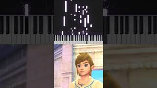 Ballad of the Goddess  PIANO VERSION piano zelda youtubeshorts [upl. by Normie302]