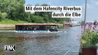 Hafencity Riverbus Mit dem Bus durch die Elbe [upl. by Jonell]