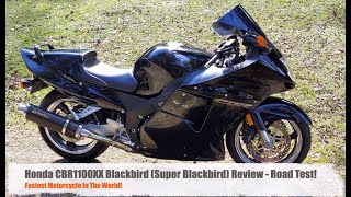 Fastest Motorcycle  Honda CBR1100XX Blackbird Super Blackbird Review  Road Test [upl. by Asilla]