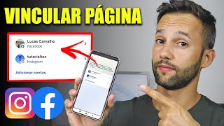 COMO VINCULAR CONTA DO INSTAGRAM COM FACEBOOK [upl. by Nnaarat]