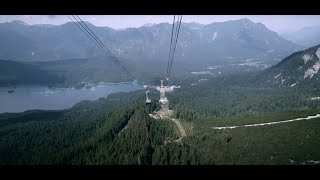 Weltrekordbahn Mit der Seilbahn Zugspitze auf Deutschlands höchsten Berg [upl. by Ahsal]