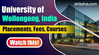 Wollongong AU India Campus Gift City Gujarat Review  Courses Fees Admission [upl. by Anirpas]