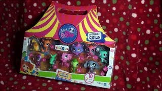 TOYS R US EXCLUSIVE littlest pet shop SPOTLIGHT CIRCUS CIRCUS PET PERFORMERS [upl. by Anatsirhc]