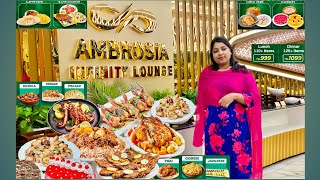 ১০৯৯ টাকায় খাবারের বিশাল সমাহার  AMBROSIA INFINITY LOUNGE  Buffet  Dhanmondi  Chowdhury Shaheb [upl. by Ettelra]