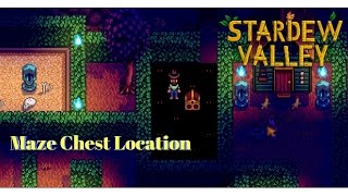 How To Get To Stardew Valley Maze chest [upl. by Belter]