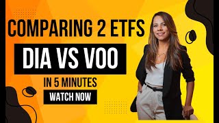 DIA vs VOO Which ETF is Better for Your Investment Portfolio [upl. by Nessy]