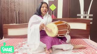 ढोलक पर थाप लगाना सीखें सबसे सरल तरीक़े से🌺 thaap lagana sikhen dholak music [upl. by Eserahc]