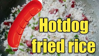 Hotdog fried rice [upl. by Willner]