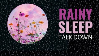 Deeply Relaxing Guided Sleep Meditation With Rain and Thunder Sounds Female Voice Sleep Meditation [upl. by Irmina]