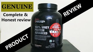 GNC 100 WHEY PROTEIN ADVANCED Product Review [upl. by Ileane]