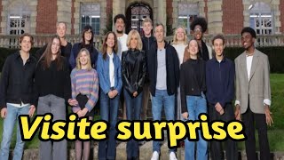 Brigitte Macron surprend les élèves de la Star Academy lors dune visite spéciale au château [upl. by Rickart495]