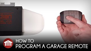 How to Program a Garage Door Opener Remote w Learn Button [upl. by Eimak758]